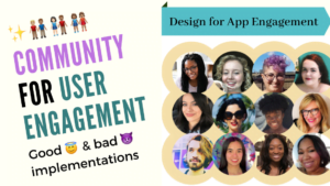 community for user engagement in app design